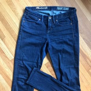 Madewell Skinny Skinny Jeans in dark blue